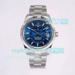 Swiss Replica AI Factory Rolex Sky Dweller SS Blue Working Month and 2nd Time Zone_th.jpg